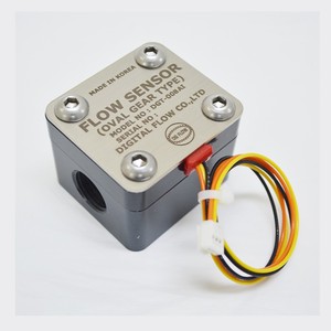 เครื่องวัดอัตราการไหลของน้ำมันแบบดิจิตอล ยี่ห้อเกาหลี รุ่น DGT-008AI เซ็นเซอร์วัดการไหลแบบโอวัลเกียร์ อลูมิเนียม PT 3/8 เกลียวใน - Product Image 2