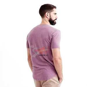 T-shirt uni pour homme à manches courtes, tailles XXS à 3XL - Product Image 4