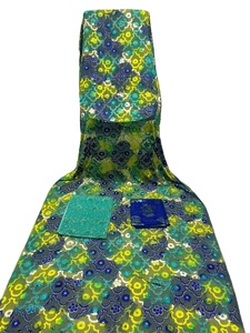 ชุดเสื้อผ้าคังกาสำหรับผู้หญิงสุดหรู สีทองระยิบระยับ แขนยาว ปักลาย ผ้าฝ้ายผสมสแปนเด็กซ์และโพลีเอสเตอร์ แห้งเร็ว เหมาะสำหรับฤดูร้อนและฤดูใบไม้ผลิ - Product Image 4