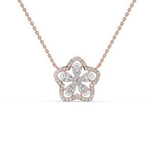 Colgante de Plata 925 con Diamante Cultivado en Laboratorio de 2 Quilates, Corte Pera, Estilo Único, Ligero y Minimalista, Certificado IGI, para Mujer - Product Image 6
