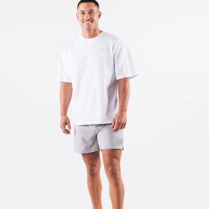 Camiseta Extra Grande para Hombre, 100% Algodón, Ecológica, Transpirable, Bajo MOQ, Suministro Directo de Fábrica, Color Sólido - Product Image 1