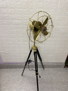Ventilateur sur pied électrique réglable en laiton, style nautique, vintage industriel, pour décoration intérieure, ventilateur sur pied antique, cadeau d'extérieur - Product Image 6