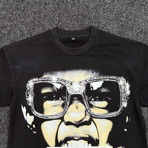 เสื้อยืดพิมพ์ลายคุณภาพสูง ปรับแต่งได้ตามต้องการ สำหรับฤดูร้อนปี 2025 ทรงหลวม น้ำหนักเบา พิมพ์โลโก้แบบดิจิทัลระดับพรีเมียม - Product Image 5