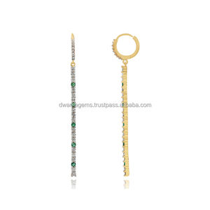 Femmes à la mode cristal Bling plaqué or 925 boucles d'oreilles en argent Sterling Style mignon nouveaux bijoux de mariage pour fiançailles Zircon - Product Image 4