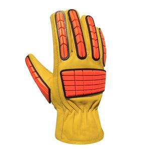 Guantes de Impacto para Deportes con Protección de Cuero de Alta Calidad, Diseño de Palma Antivibración y Dedos Completos - Personalizables - Product Image 3