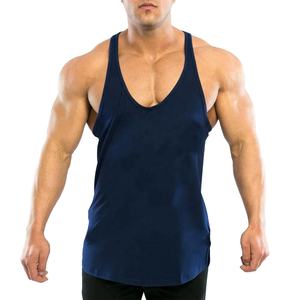 Camiseta sin mangas de algodón de alta calidad para hombre - Product Image 1