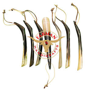 อุปกรณ์เสริมสำหรับแต่งตัวแบบพรีเมียม ทำด้วยมือ  ทำจากเขาควาย ยาว 12 นิ้ว พร้อมปลายเขาวัว  ราคาดีที่สุด - Product Image 6