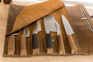 Nouveauté : Sacs à couteaux en cuir personnalisés avec votre propre logo, étiquette personnalisée, best-seller, LKR-0289 - Product Image 5