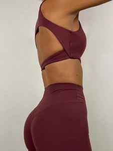 Sujetador Deportivo para Mujer, a Prueba de Impactos, con Relleno Fijo, para Gimnasio, Yoga, Running, Entrenamiento, Sin Costuras, Venta al Por Mayor - Product Image 2