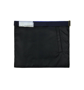 Wholesale Custom Masonic French Regalia Master Mason Blue Lodge French Apron - Sky Blue Silk & Moire Moon & Sun French Regalia - Product Image 4