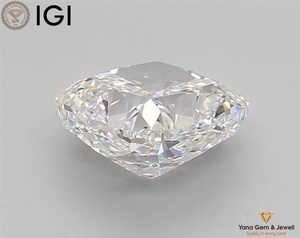 เพชร CVD ที่เพาะเลี้ยงในห้องปฏิบัติการ ได้รับการรับรองจาก IGI สี E ความสะอาด VS1 รูปทรงสี่เหลี่ยมคุชชั่น น้ำหนัก 5.51 กะรัต เหมาะสำหรับเครื่องประดับงานแต่งงานของดีไซเนอร์ - Product Image 6