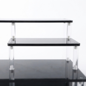 Organizador de Maquillaje Acrílico Moderno, Exhibidor con Estantes Desmontables, Transparente, para Productos de Belleza - Product Image 2