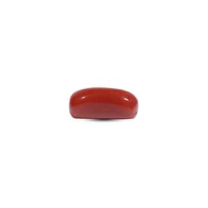Premium 7.45 Carat Red Coral Loose Gemstone Oval Cut 10x12mm for Fine Jewelry - Product Image 3