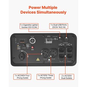 Generatore Inverter Silenzioso da 10000W di Potenza di Picco con Avvio Remoto, Alimentato a Gas, per Uso Domestico ed Esterno - Product Image 5