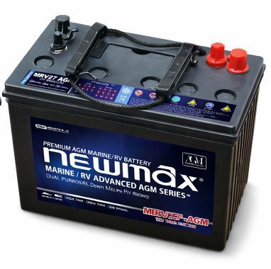 5 NEWMAX High Quality MRV27 Korea VRLA AGM Battery 90Ah 12V Deep Cycle Lead Acid Solar System UPS Inverter 1080Wh 7-8 Year