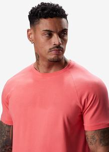 T-shirt homme bicolore en coton à manches courtes, col rond, coupe ajustée, vêtement de sport décontracté, tee-shirt color block - Product Image 5