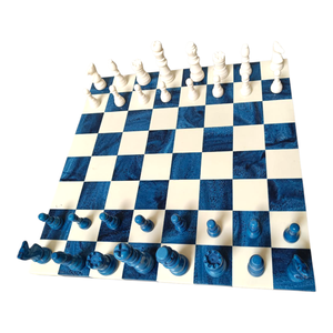 Juego de Ajedrez de Resina con Tablero – Kit de Ajedrez Internacional de Lujo Hecho a Mano con Figuras para Fiestas, Regalos Navideños y Uso Doméstico - Product Image 3