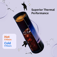 Gobelet isotherme à double paroi de qualité supérieure MARU 24oz en acier inoxydable SUS 316, design minimaliste, revêtement céramique titane, maintien au chaud 6-9 heures