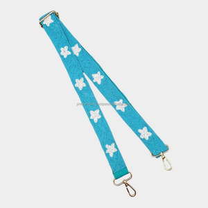 Correa de bolso vintage motivacional con cuentas, fuerte, blanca, con letras, para gancho de bolso, duradera, impermeable, asa de hombro - Product Image 5