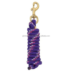 Corde de trelage pour cheval en polyester extra épais 3m, qualité supérieure, durable, tressée, pour l'entraînement et l'équitation, avec mousqueton confortable - Product Image 6