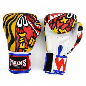 Guantes de Boxeo de Piel de Primera Calidad, Novedad, Plateados, con Logotipo Personalizado, Doble Guante, Correas Ajustables con Gancho y Bucle, para Kick Boxing y Artes Marciales - Product Image 3