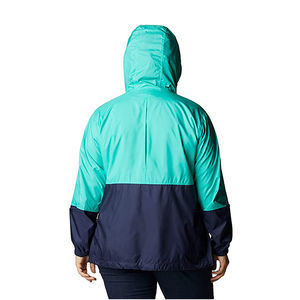 Chaqueta Deportiva de Nailon Softshell, Personalizable, Impermeable, Cortavientos, Reversible, con Tira Reflectante, Ecológica, de Secado Rápido, Blanca - Product Image 2