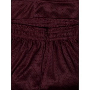 กางเกงขาสั้นชายหาดลำลองสำหรับผู้ชาย - สีเทาพื้นฐานพร้อมลายต้นปาล์มสีขาว ปลากระเบน และลายดอกไม้สีแดง - เอวยางยืด - Product Image 6