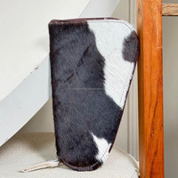 Nouveau universel extérieur personnalisé en cuir de vachette pochette de rangement pour arme de poing étuis à glissière en cuir véritable étui de transport dissimulé