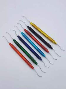 ชุดเครื่องมือขูดหินปูน 6 ชิ้น หลายสี ด้ามจับแบบมีลาย สำหรับทำความสะอาดฟันด้วยมือ ระดับ Class I ได้รับการรับรองมาตรฐาน CE รับประกัน 3 ปี - Product Image 6