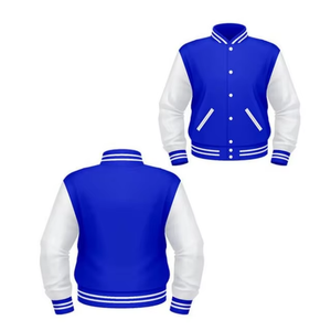 Wholesale Custom High Quality <b>Man</b> Jackets Cotton Embroidery Logo Design Bomber Letterman <b>Men's</b> Jackets Varsity Jacket for <b>Men</b> - Product Image 4