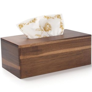 Caja de pañuelos de madera de cedro de lujo hecha a mano - Precios al por mayor B2B - Product Image 1