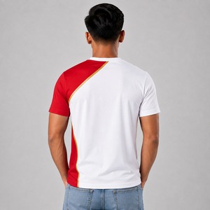 Camiseta de Manga Corta para Hombre, Cuello en V, Tejida, 100% Algodón, Estilo Vintage Lavado, Secado Rápido y Transpirable - Product Image 5
