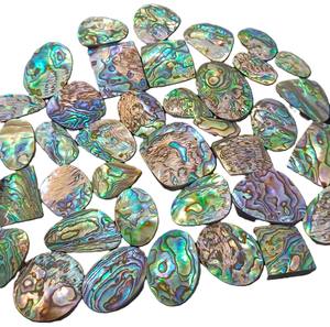 Natural Blue <b>Abalone</b> <b>Shell</b> Cushion/Pear/Oval Cut Light Opalescent Loose High Quality Wholesale Bulk Export - Product Image 2