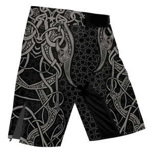 Pantalones Cortos de Entrenamiento de MMA Transpirables con Estampado Personalizado, de Secado Rápido, Elásticos en Cuatro Direcciones, Cintura Elástica, Ropa de Artes Marciales - Product Image 4