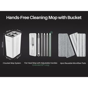 Set Secchio e Mop con Strizzatore per le Esigenze di Pulizia Domestica - Product Image 2