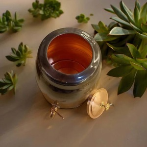 Traditional Copper Double Wall Eco-Friendly <b>Water</b> Dispenser with Modern Finish for Healthy Daily Hydration - Product Image 3