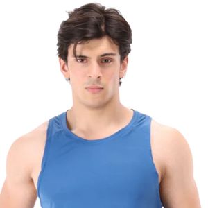 Débardeur bleu roi pour homme, sans manches, en coton, décontracté, pour la gym, l'entraînement, le sport, vente en gros - Product Image 2