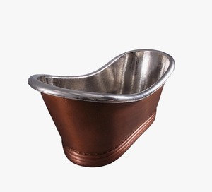 Bañera de Cobre Forjado a Mano de Lujo, Bañera Independiente para Espacios de Baño Premium al Mejor Precio - Product Image 5