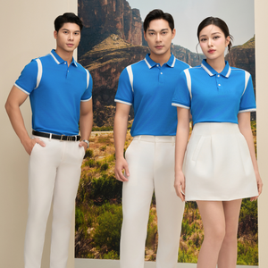 เสื้อยืดโปโลน้ำหนักเบาสำหรับทุกเพศ, เสื้อยืดผ้าฝ้าย65% ระบายอากาศได้ดีสำหรับใส่ได้ทั้งชายและหญิง35% งานโลจิสติกส์ที่มีประสิทธิภาพ - Product Image 3