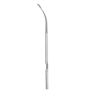 Jamso Industries Cleft Palate Hook 7 Inch Curved Shaft Sharp 2 Prong 3mm Instrument chirurgical - Product Image 1
