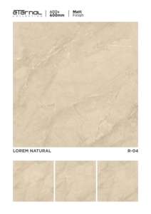 Baldosa de porcelana mate con textura premium de 600x600 mm, desarrollada para diseños de pisos equilibrados y una identidad material refinada. - Product Image 2