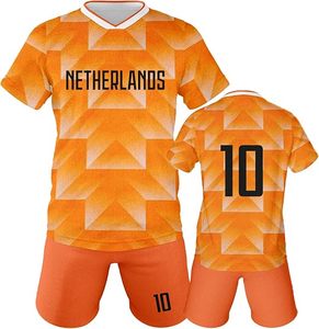 เสื้อฟุตบอลทีมชาติเนเธอร์แลนด์ แขนสั้น คอวี แบบซับลิเมชั่น โพลีเอสเตอร์ 100% เสื้อกีฬา  สำหรับฤดูกาลต่างๆ  สามารถสั่งทำชื่อได้ - Product Image 1