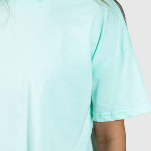 Camiseta Corta Personalizada con Logotipo para Mujer, Camiseta Lisa para Mujer, 100% Algodón, Camiseta Corta para Mujer - Product Image 6