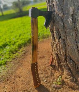 Product palace LLC Hot Selling industrial Design Handmade Hand-Forged High Carbon Steel Vikings Axe Custom OEM Ashwood Handle - Product Image 5