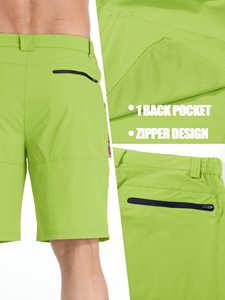 Pantalones Cortos Cargo para Hombre, Estilo Casual Clásico para Uso Diario, 100% Poliéster, Cintura Media, Cierre Elástico, Transpirables y Duraderos - Product Image 4