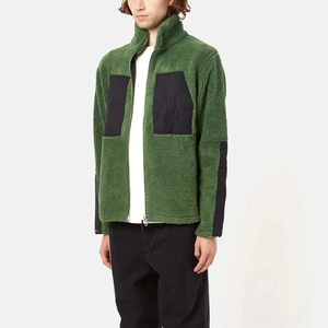 Chaqueta de Forro Polar Personalizada para Hombre, Estilo Casual Holgado con Cuello Alto para Uso Diario, Nueva Colección de Invierno - Product Image 2