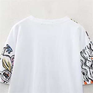 Camisetas Personalizadas para Mujer, Fabricante OEM, Camiseta de Algodón Premium, Tela Suave y Cómoda, Ideal para Marcas de Moda y Pedidos al por Mayor - Product Image 5