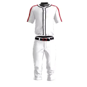 Top Trend Fully Customized Durable New Design Cheap Rate Men Baseball Uniform 100% Polyester Crew Neck Breathable Comfortable - Product Image 4