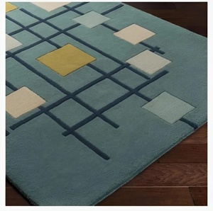 Handmade Tufted <b>Crafted</b> <b>Wool</b> Carpet & Rugs Support Comfort Floor Covering for Home Hotel Interior Decoration - Product Image 4
