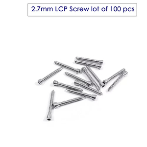 Juego de 110 tornillos LCP de 2.7 mm para implantes ortopédicos veterinarios con bloqueo de acero inoxidable - Product Image 2